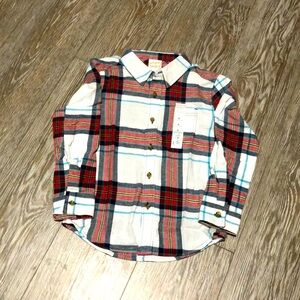 Boys Jumping Beans Flannel Button Down Shirt